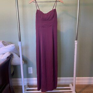 Abercrombie The A&F Camille Midi Dress - Dark Purple - Size XS Tall